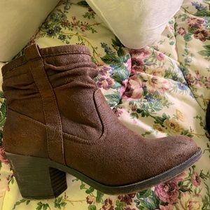Woman’s ankle boots.